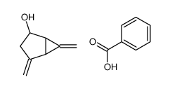 benzoic acid,2,6-dimethylidenebicyclo[3.1.0]hexan-4-ol结构式