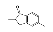 2,5-dimethyl-2,3-dihydroinden-1-one结构式