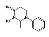3-hydroxy-2-methyl-1-phenyl-1,3-diazinan-4-imine结构式