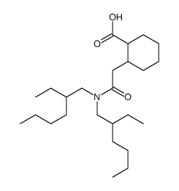 2-[2-[bis(2-ethylhexyl)amino]-2-oxoethyl]cyclohexane-1-carboxylic acid结构式