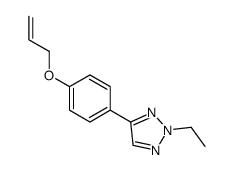 2-ethyl-4-(4-prop-2-enoxyphenyl)triazole Structure