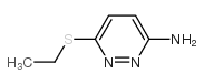 3-氨基-6-(乙硫基)哒嗪结构式