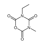 3-ethyl-5-methyl-1,3,5-oxadiazinane-2,4,6-trione结构式