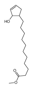 methyl 11-(2-hydroxycyclopent-3-en-1-yl)undecanoate结构式