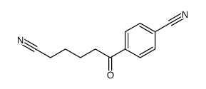 6-(4-CYANOPHENYL)-6-OXOHEXANENITRILE structure