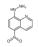 (5-nitroquinolin-8-yl)hydrazine结构式