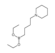 diethoxy(4-piperidin-1-ylbutyl)borane Structure