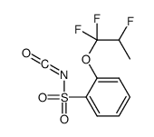 N-(oxomethylidene)-2-(1,1,2-trifluoropropoxy)benzenesulfonamide结构式