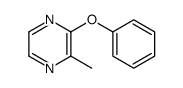 2-methyl-3-phenoxypyrazine Structure