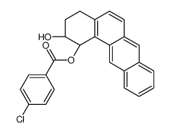 [(1S,2R)-2-hydroxy-1,2,3,4-tetrahydrobenzo[a]anthracen-1-yl] 4-chlorobenzoate结构式