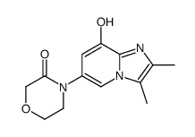 4-(8-hydroxy-2,3-dimethylimidazo[1,2-a]pyridin-6-yl)morpholin-3-one结构式