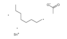[dimethyl(octyl)stannyl] acetate结构式