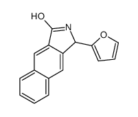 1-(furan-2-yl)-1,2-dihydrobenzo[f]isoindol-3-one结构式