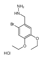 (2-bromo-4,5-diethoxyphenyl)methylhydrazine,hydrochloride结构式