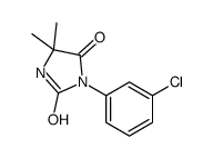 3-(3-chlorophenyl)-5,5-dimethylimidazolidine-2,4-dione Structure