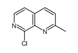 8-氯-2-甲基-1,7-萘啶结构式