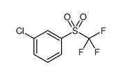Benzene, 1-chloro-3-[(trifluoromethyl)sulfonyl] Structure