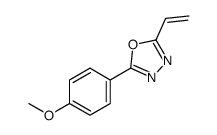 2-ethenyl-5-(4-methoxyphenyl)-1,3,4-oxadiazole Structure