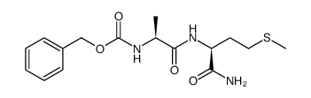 L-Methioninamide, N-[(phenylmethoxy)carbonyl]-L-alanyl Structure