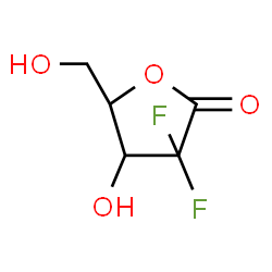 2-desoxy-2,2-difluoro-1-oxoribose Structure