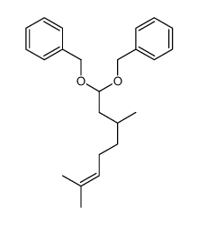1,1'-[(3,7-dimethyl-6-octenylidene)bis(oxymethylene)]bisbenzene structure