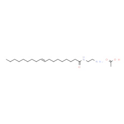 N-(2-aminoethyl)octadec-9-enamide monoacetate结构式