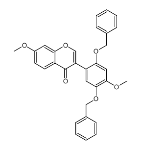 2',5'-Dibenzyloxy-4',7-dimethoxyisoflavone Structure