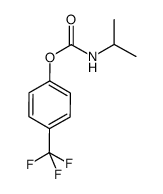 4-(trifluoromethyl)phenyl isopropylcarbamate结构式