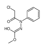 methyl N-(N-(2-chloroacetyl)anilino)carbamate Structure