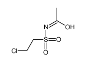 N-(2-chloroethylsulfonyl)acetamide结构式