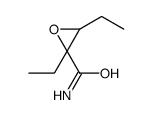 2,3-diethyloxirane-2-carboxamide Structure