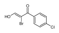 2-bromo-3-(4-chloro-phenyl)-3-oxo-propionaldehyde Structure