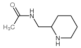 N-(piperidin-2-ylmethyl)acetamide结构式