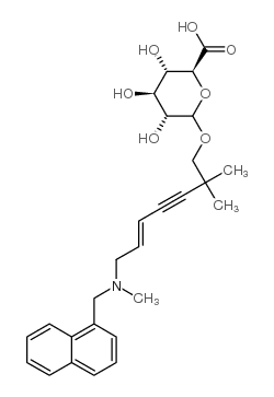 Hydroxy Terbinafine β-D-Glucuronide Structure