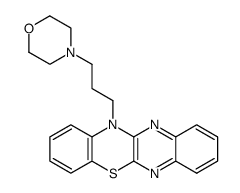 12-(3-Morpholin-4-yl-propyl)-12H-5-thia-6,11,12-triaza-naphthacene结构式