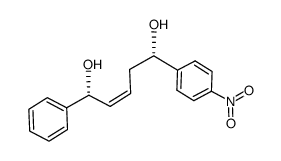 (1R,5S,Z)-5-(4-nitrophenyl)-1-phenylpent-2-ene-1,5-diol Structure