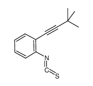 2-(3,3-dimethyl-1-butynyl)phenyl isothiocyanate结构式