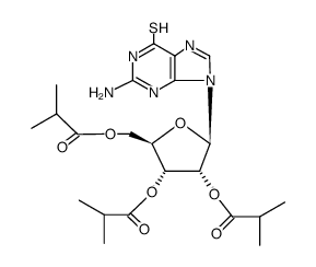 tri-O-isobutyryl-6-thio-guanosine结构式