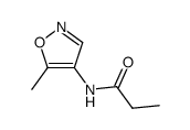 Propanamide, N-(5-methyl-4-isoxazolyl)- (9CI) structure