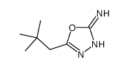 5-(2,2-Dimethylpropyl)-1,3,4-oxadiazol-2-amine结构式