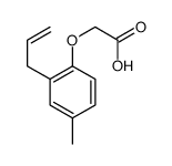 2-(4-methyl-2-prop-2-enylphenoxy)acetic acid结构式