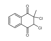2,3-dichloro-2-methyl-2,3-dihydro-[1,4]naphthoquinone Structure