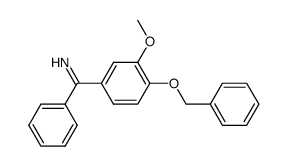 (4-(benzyloxy)-3-methoxyphenyl)(phenyl)methanimine Structure