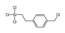 trichloro-[2-[4-(chloromethyl)phenyl]ethyl]silane结构式