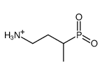 4-aminobutan-2-yl-hydroxy-oxophosphanium结构式