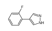 4-(2-Fluoro-phenyl)-1H-pyrazole Structure