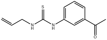 1-(3-acetylphenyl)-3-allyl-2-thiourea结构式