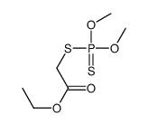 ethyl 2-dimethoxyphosphinothioylsulfanylacetate结构式