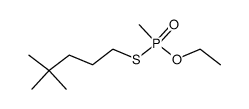 Methylthiophosphonsaeure-O-ethylester-S-(4,4-dimethyl-pentylester) Structure