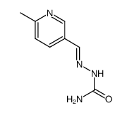 6-methyl-pyridine-3-carbaldehyde semicarbazone Structure